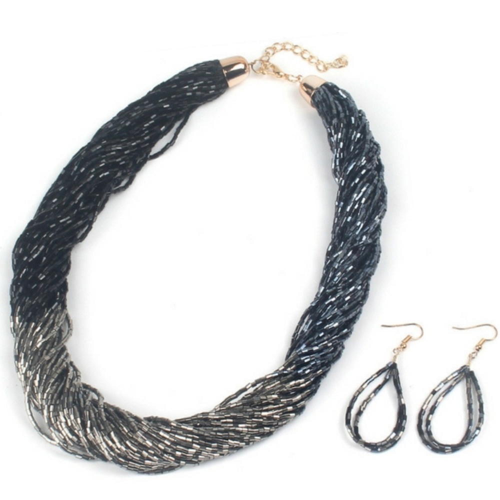 Necklace -Just BEAD-ing Beautiful Black Seed Bead